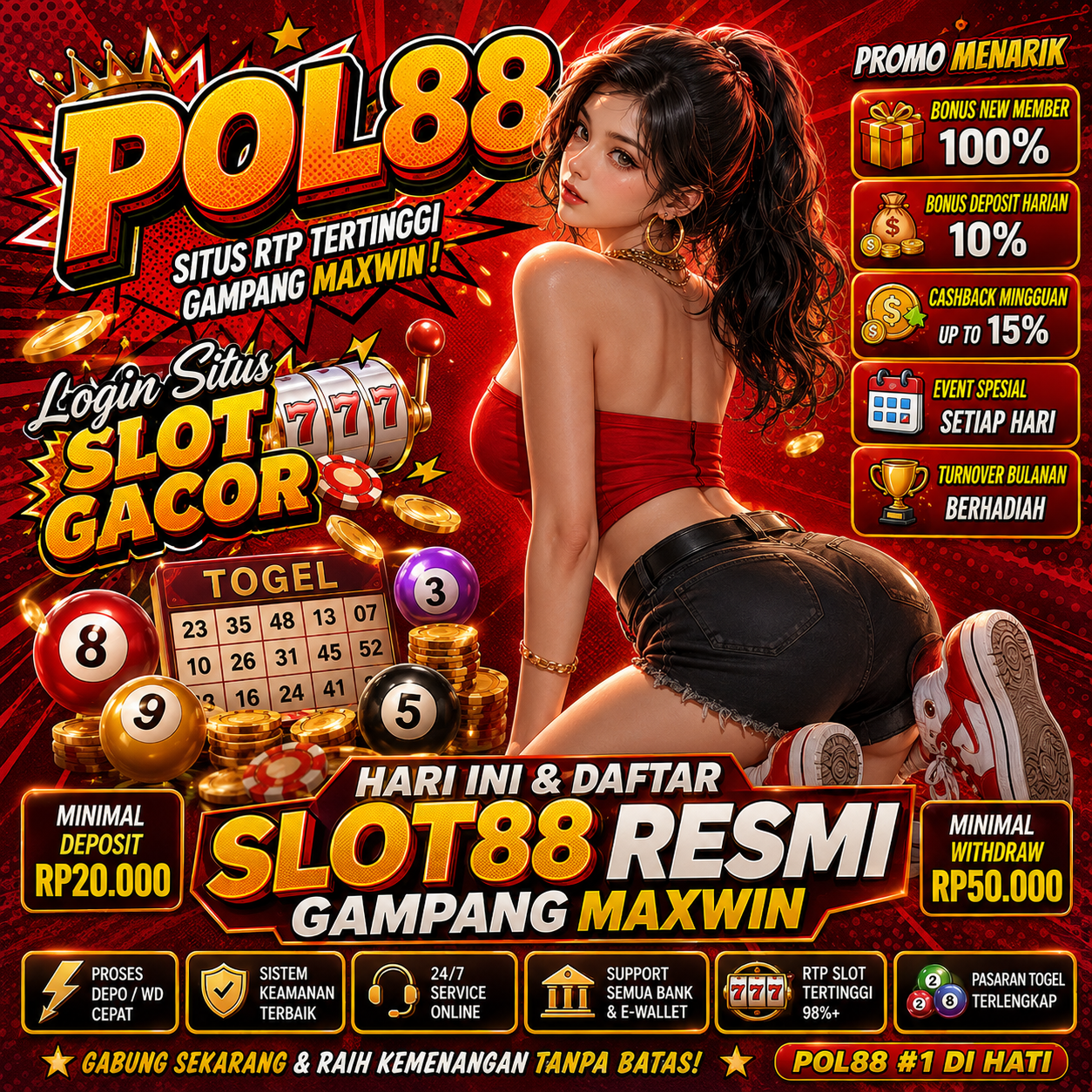 POL88 x SLOT88 Login Slot Gacor Hari Ini & Daftar Slot88 Resmi Gampang Maxwin